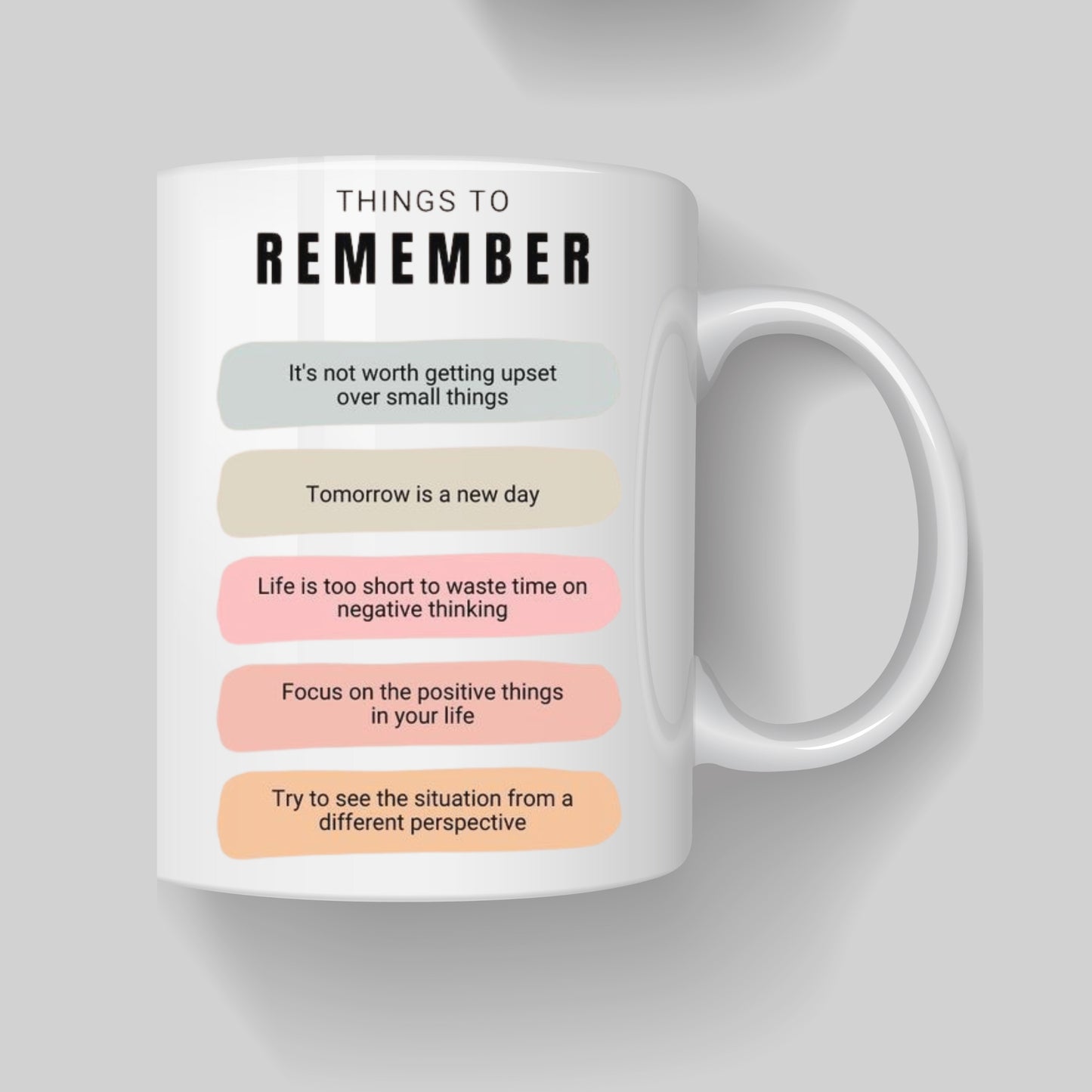 “Things to Remember” Positive Affirmation Mug