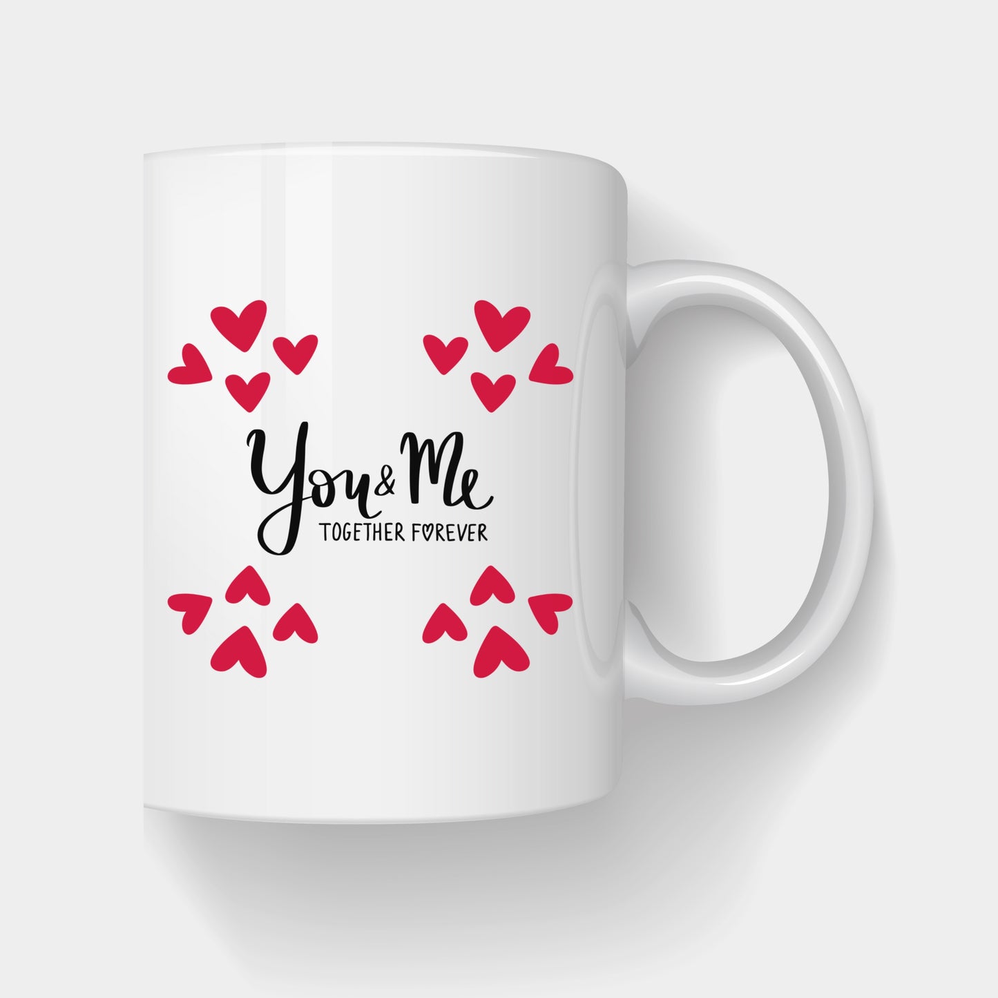 You & Me Together Forever Couple Coffee Mug