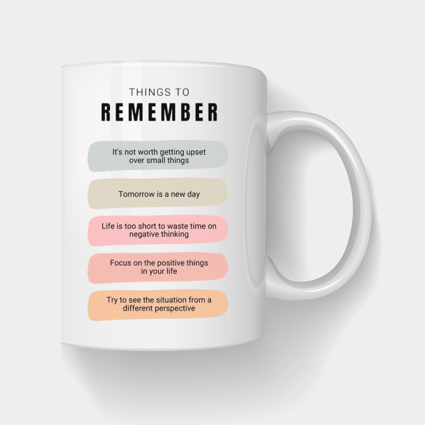“Things to Remember” Positive Affirmation Mug