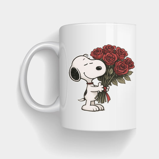 Snoopy Love & You Are My Rainbow Mug