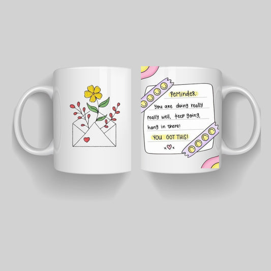 Positive Reminder Mug for Daily Inspiration Self-Love