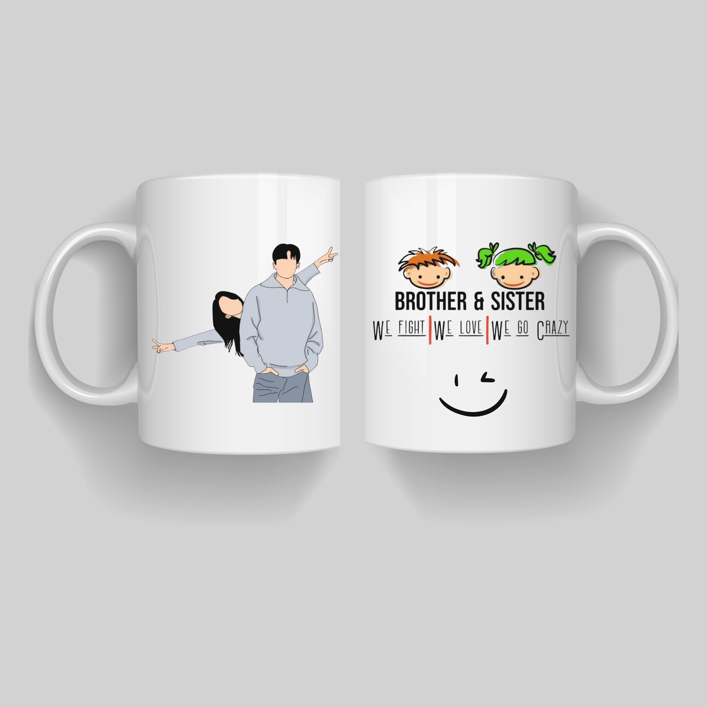 Brother Sister Bond Ceramic Mug