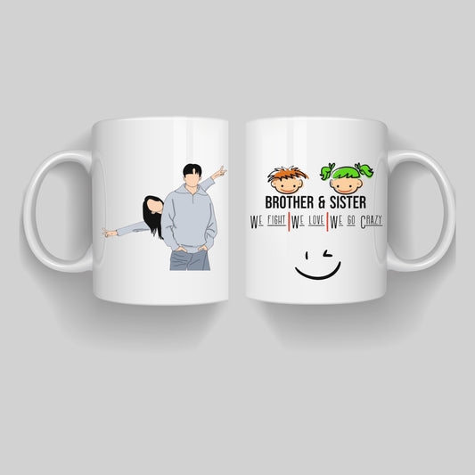 Brother Sister Bond Ceramic Mug