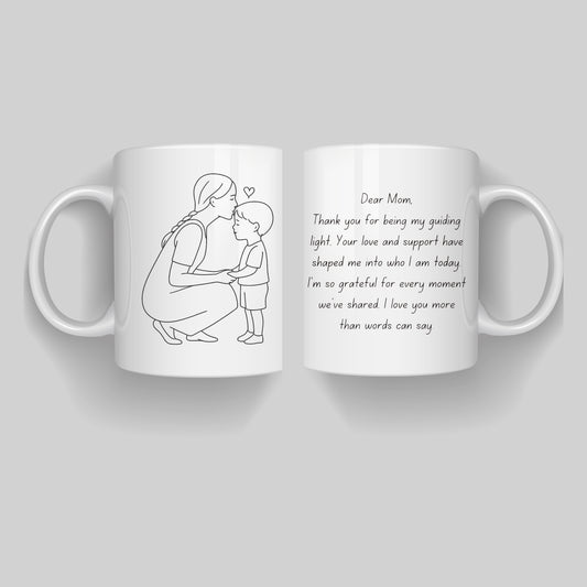 Personalized Coffee Mug for Mom from Son or Daughter