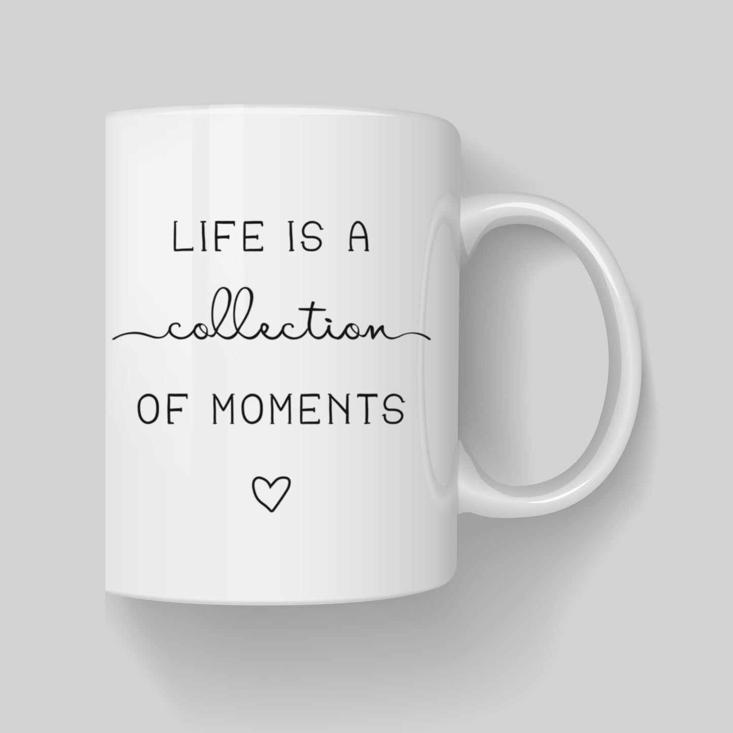 Inspirational Quote Ceramic Coffee Cup for Adventure Photography Lovers