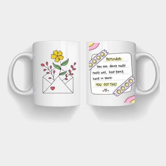 Positive Reminder Mug for Daily Inspiration Self-Love