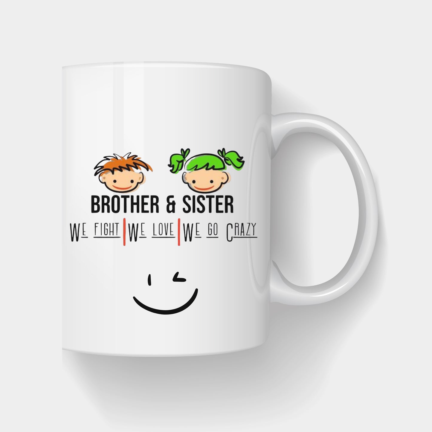 Brother Sister Bond Ceramic Mug