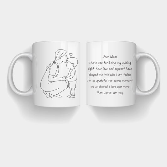 Personalized Coffee Mug for Mom from Son or Daughter