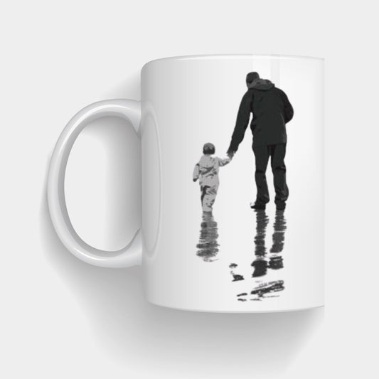 “Father and Child Quote Ceramic Coffee Mug