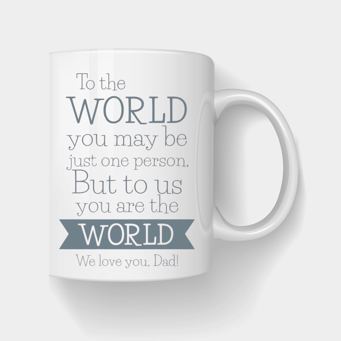 “Father and Child Quote Ceramic Coffee Mug