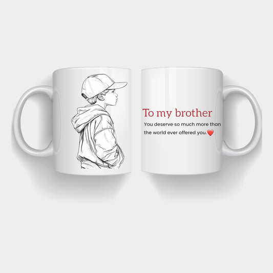 To My Brother Ceramic Coffee Mug