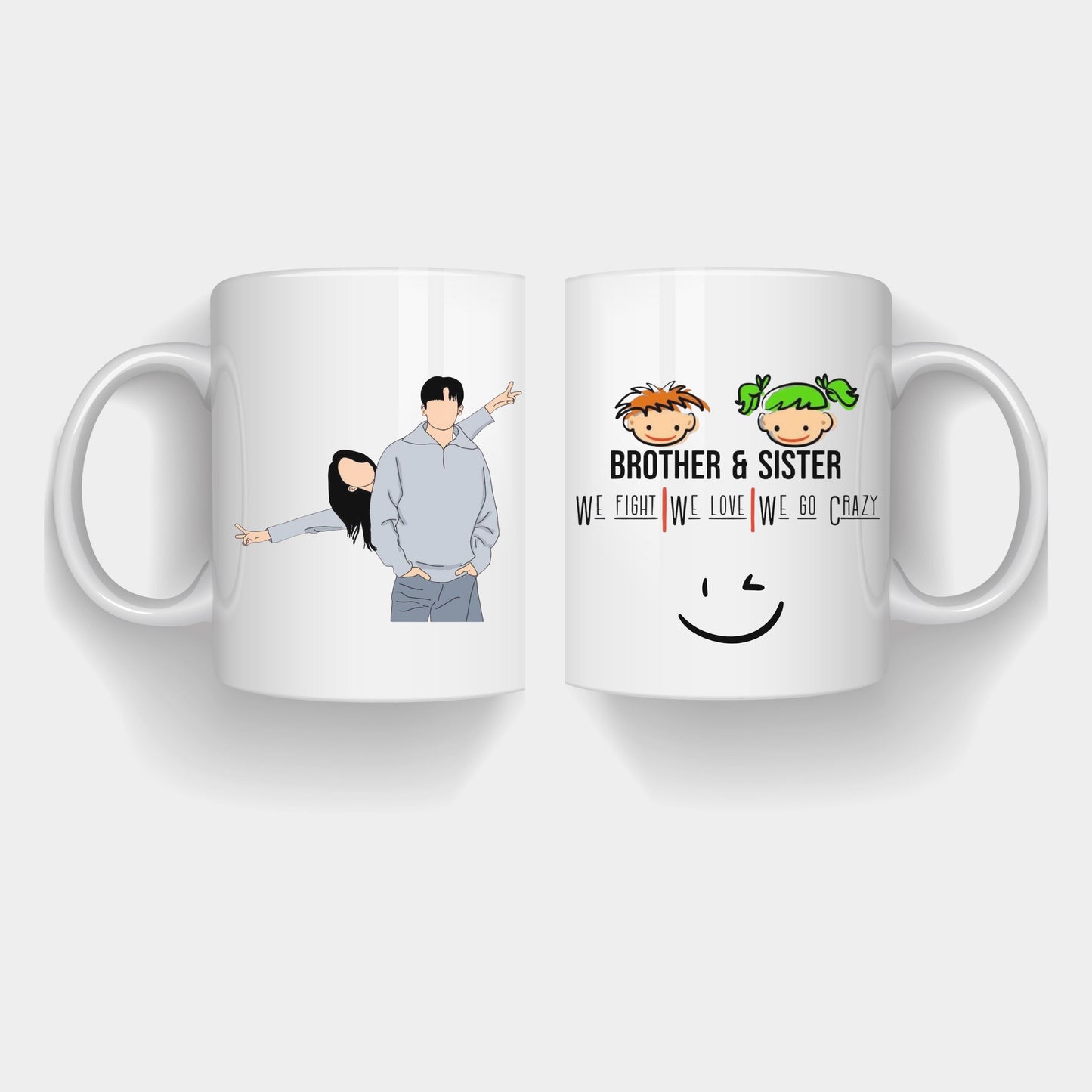 Brother Sister Bond Ceramic Mug