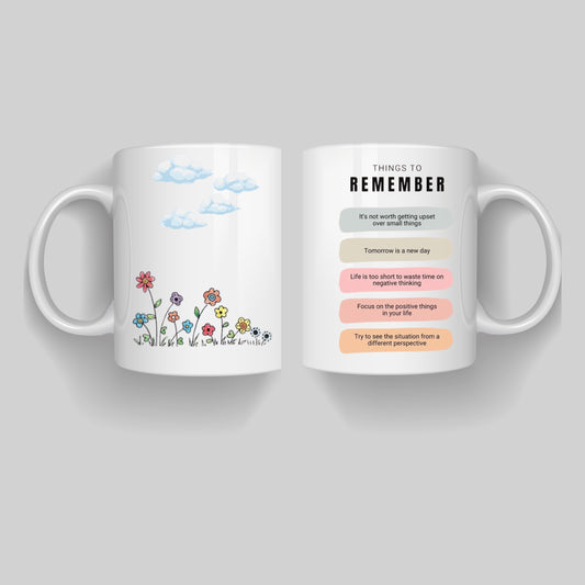 “Things to Remember” Positive Affirmation Mug